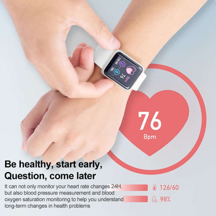 Y68M 1.44 inch Smart Watch, Support Heart Rate Blood Pressure Blood Oxygen Monitoring(Blue)