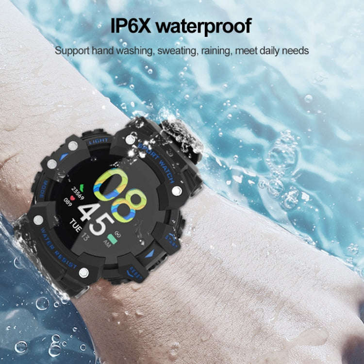 LC11 1.28 inch TFT Screen Outdoor Sports Smart Watch, IP68 Waterproof Support Heart Rate & Blood ...