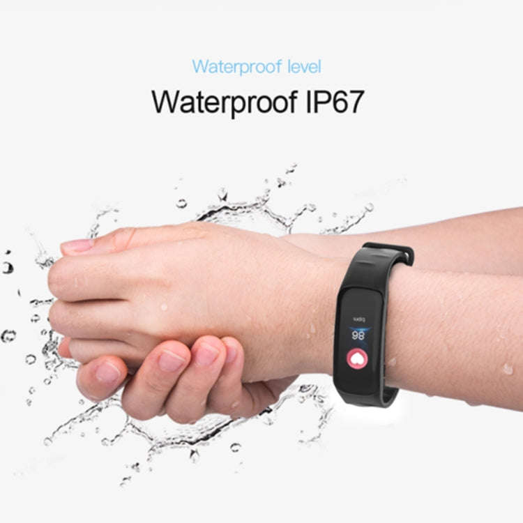 TLW B1 Plus Fitness Tracker 0.96 inch Color Screen Bluetooth 4.0 Wristband Smart Bracelet, IP67 W...