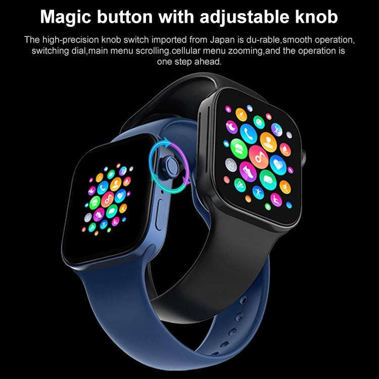 T500+MAX 1.69 inch HD Screen Smart Wristband, Support Bluetooth Calling/Heart Rate Monitoring (Bl...