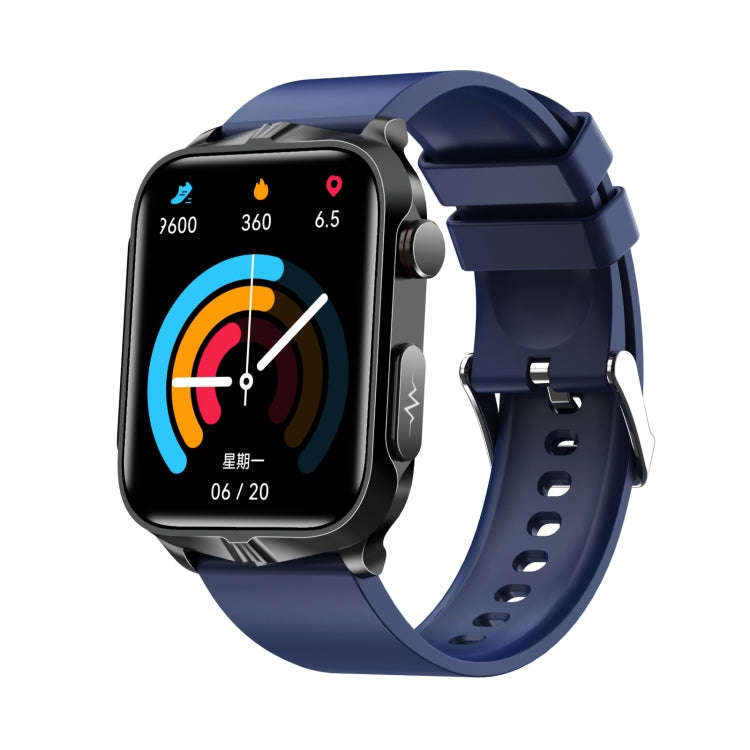 TK11P 1.83 inch IPS Screen IP68 Waterproof Silicone Band Smart Watch, Support Stress Monitoring /...