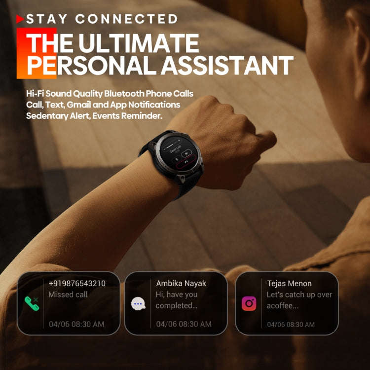 Zeblaze Stratos 3 1.43 inch AMOLED Screen IP68 Waterproof Smart Watch, Support Bluetooth Call / G...