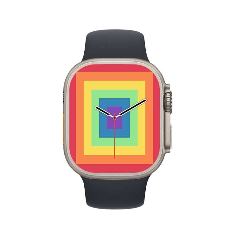 T800 Ultra 1.99 inch Silicone Band Smart Watch Support Heart Rate / ECG (Black)
