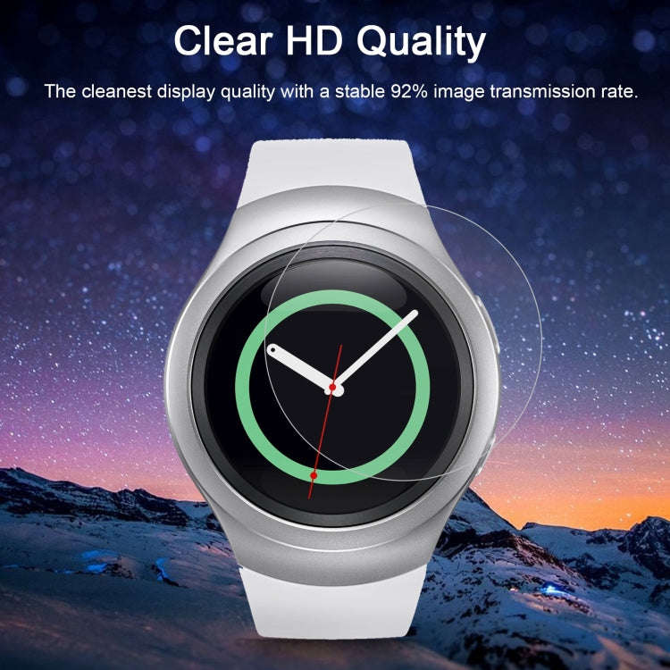 2 PCS ENKAY Hat-Prince for Samsung Gear S2 Smart Watch 0.2mm 9H Surface Hardness 2.15D Explosion-...