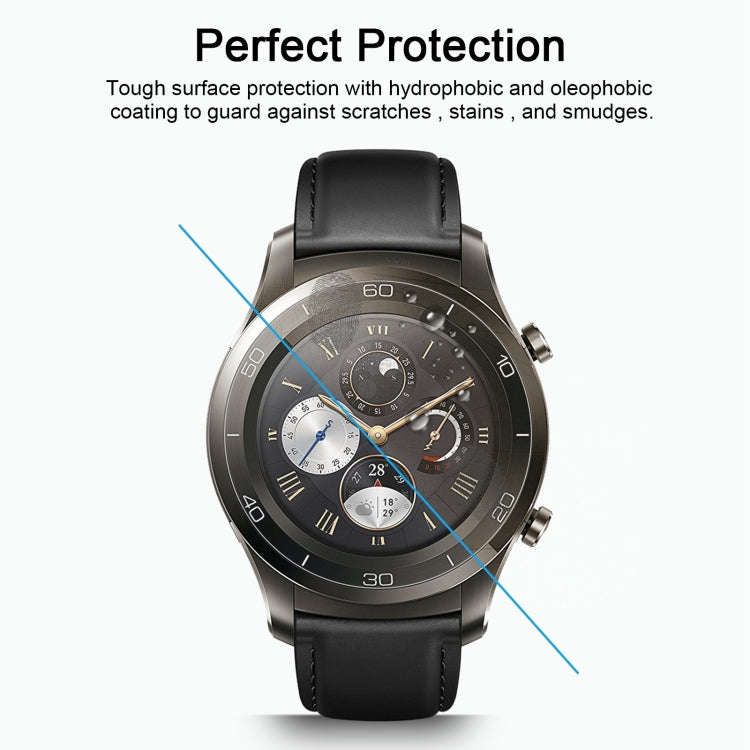2 PCS ENKAY Hat-Prince for Huawei Watch 2 Smart Watch 0.2mm 9H Surface Hardness 2.15D Explosion-p...
