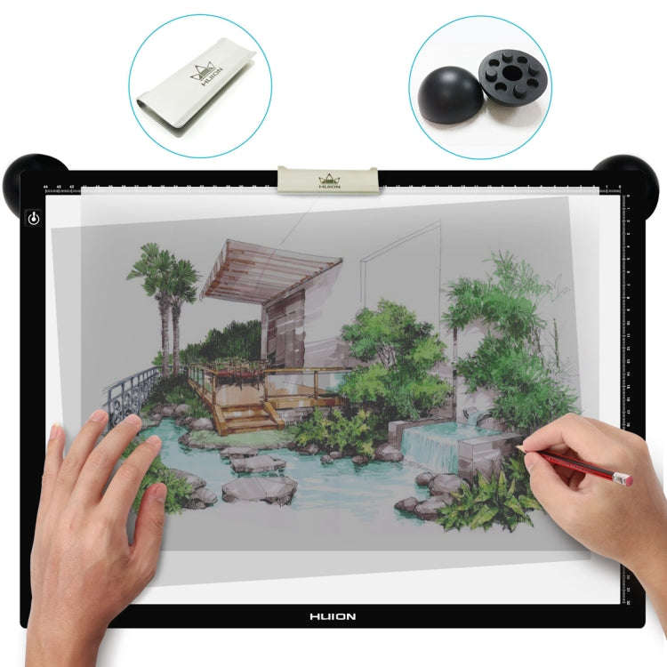 Huion LA3 LED Light Tracing Pad Art Craft Light Box