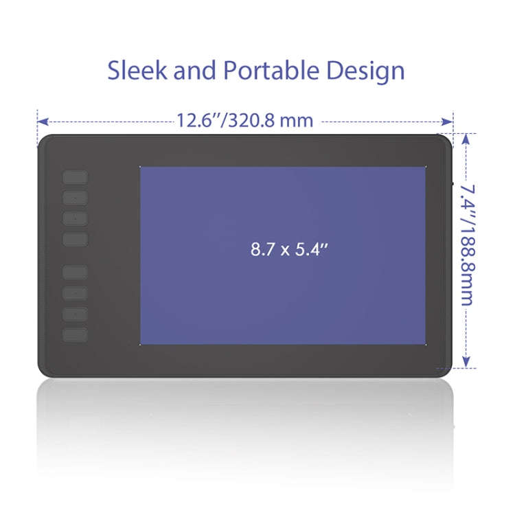 HUION Inspiroy Series H950P 5080LPI Professional Art USB Graphics Drawing Tablet for Windows / Ma...
