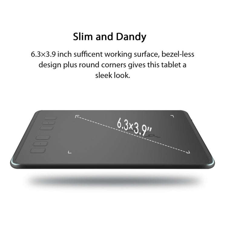 HUION Inspiroy Series H640P 5080LPI Professional Art USB Graphics Drawing Tablet for Windows / Ma...