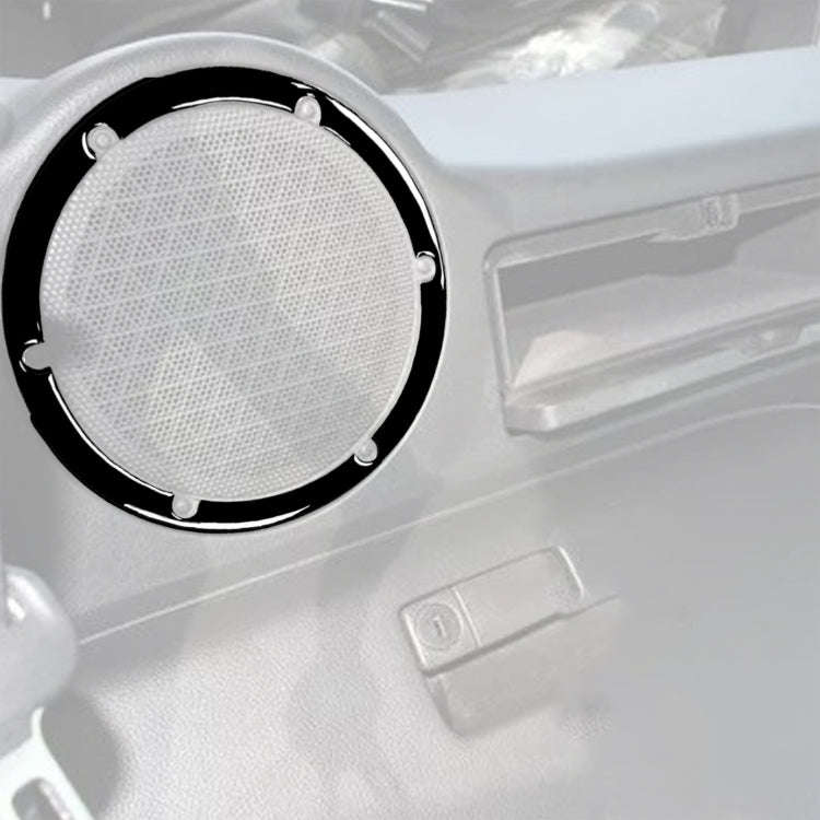 For Nissan 350Z 2003-2009 2pcs Car Hardtop Rear Speaker Horn Decorative Sticker, Left and Right D...