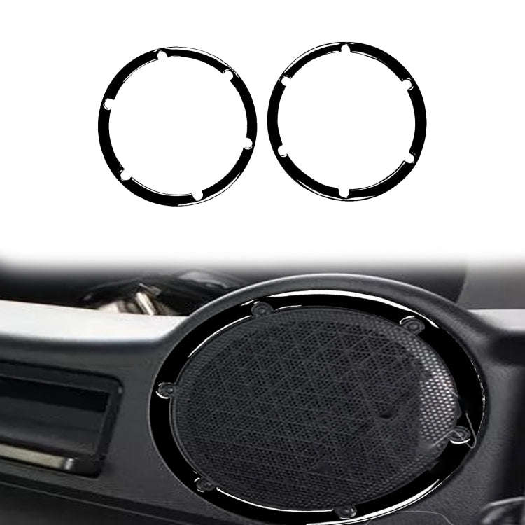 For Nissan 350Z 2003-2009 2pcs Car Hardtop Rear Speaker Horn Decorative Sticker, Left and Right D...