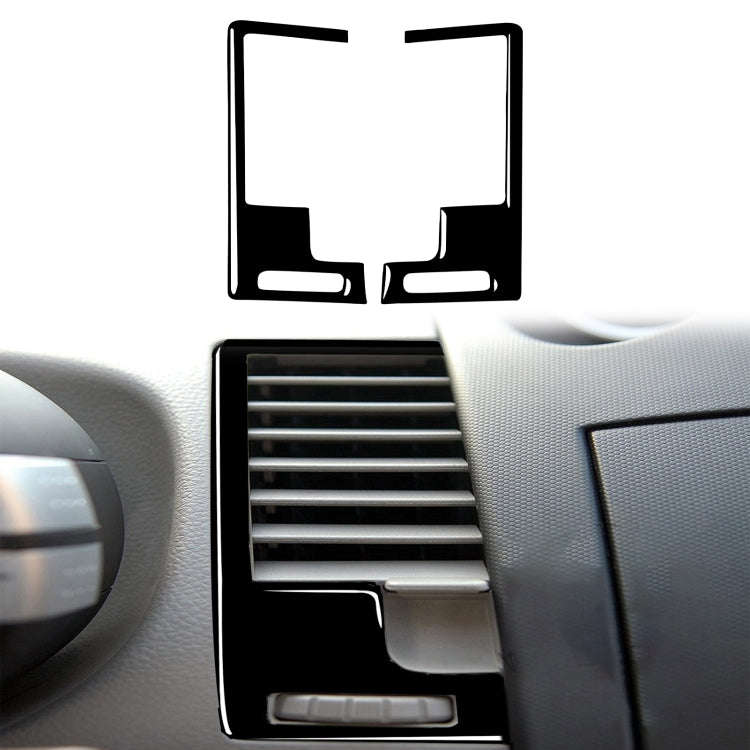 For Nissan 350Z 2003-2009 2pcs Car Center Vent Exhaust Decorative Stickers, Left and Right Drive ...