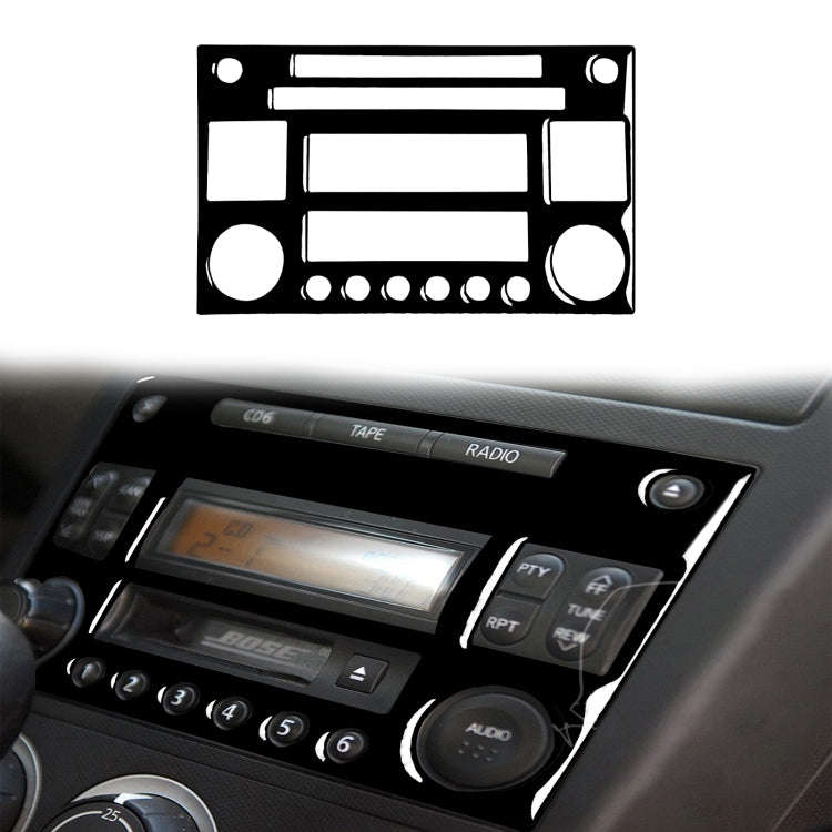 For Nissan 350Z 2003-2009 Car CD Radio Playback Panel Decorative Stickers, Left and Right Drive U...