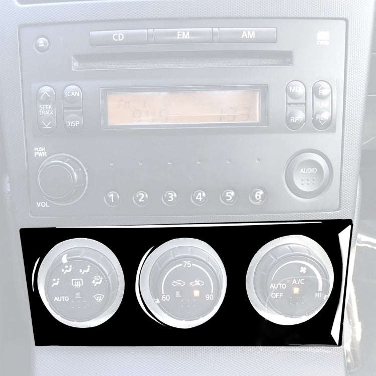 For Nissan 350Z 2003-2009 Car Air Conditioning Adjustment Decorative Stickers, Left and Right Dri...