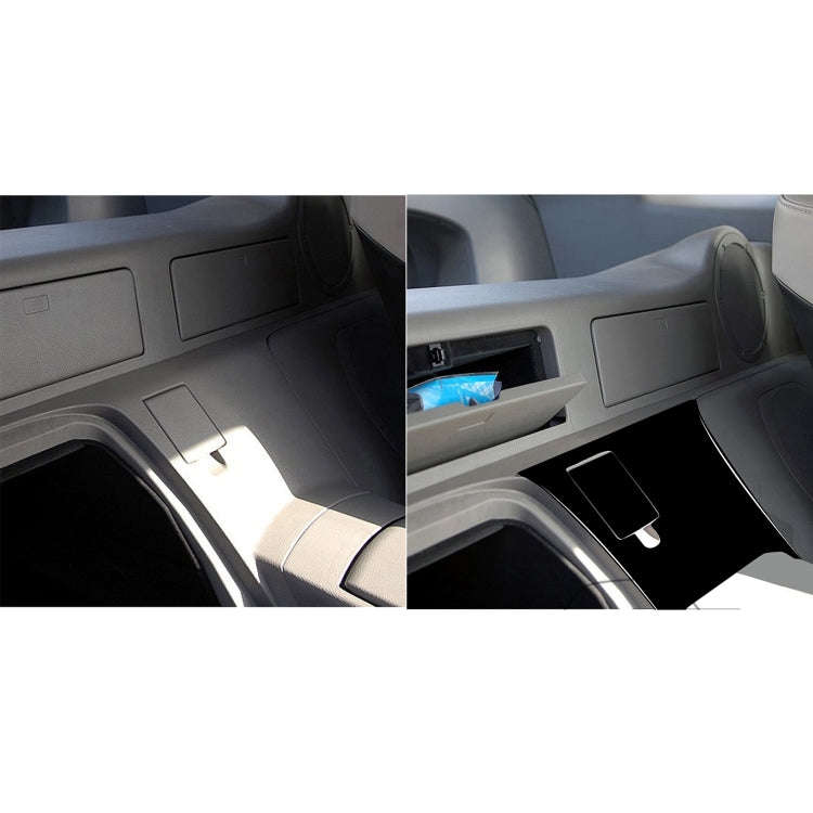 For Nissan 350Z 2003-2005 2pcs Car Rear Of Center Console Decorative Stickers, Left and Right Dri...