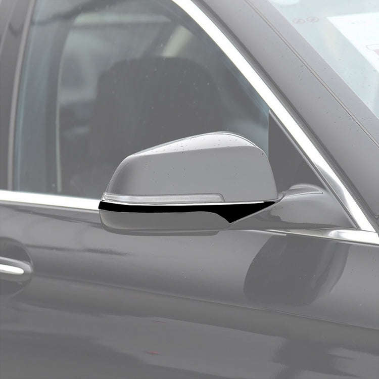 For BMW 5 Series F10 2011-2017 Car Rearview Mirror Bumper Strip Decorative Sticker, Left and Righ...
