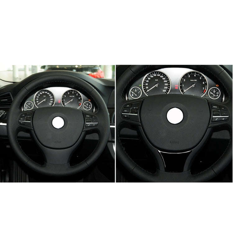 For BMW 5 Series F10 F18 2011-2017 B Edition Car Large Steering Wheel Decorative Sticker,Left and...