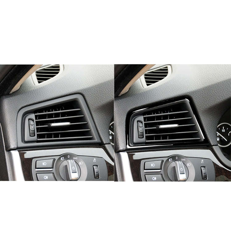 For BMW 5 Series F10 2011-2017 Car Side Air Outlet Frame Decorative Sticker,Left Drive