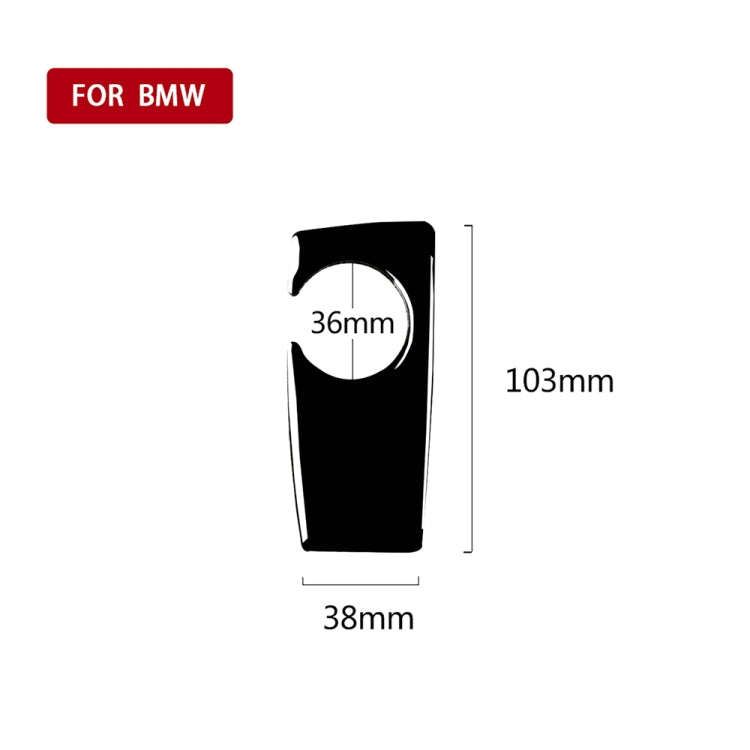 For BMW 5 Series F07 F10 F25 F26 / GT X3 X4 2009-2016 Car Handbrake Below Panel Decorative Sticke...