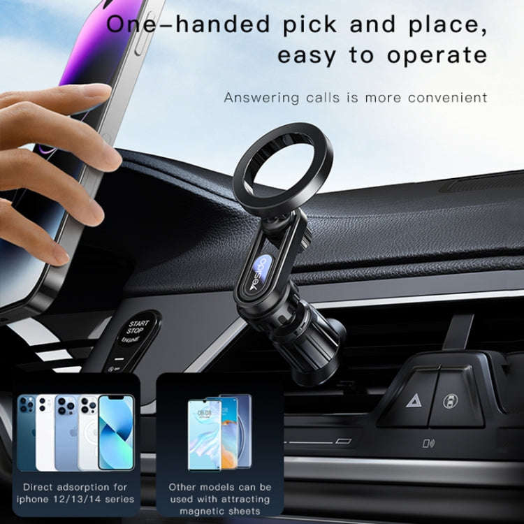 Yesido C157 Strong Magnetic Car Air Vent Phone Holder (Black)