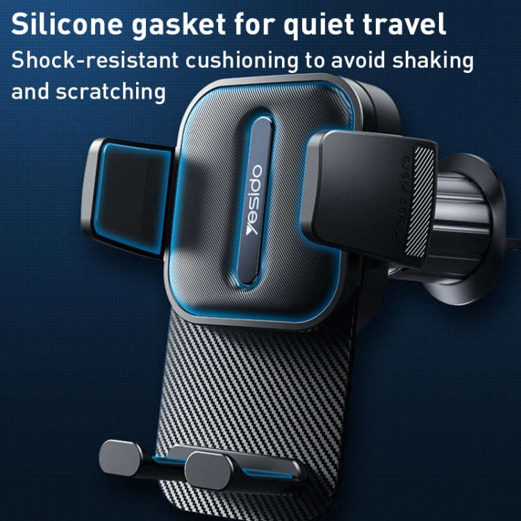 Yesido C167 Rotatable Car Air Outlet Phone Holder (Black)