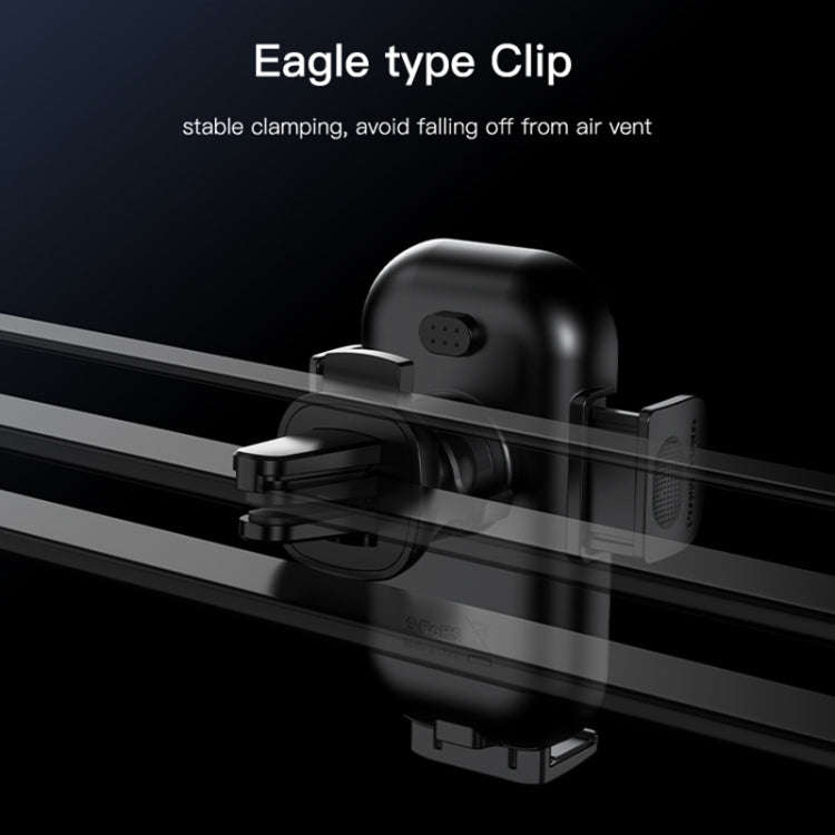 Yesido C197 15W 2 in 1 Suction Cup Type Wireless Charging Car Holder Set (Black)