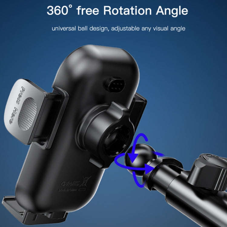 Yesido C197 15W 2 in 1 Suction Cup Type Wireless Charging Car Holder Set (Black)