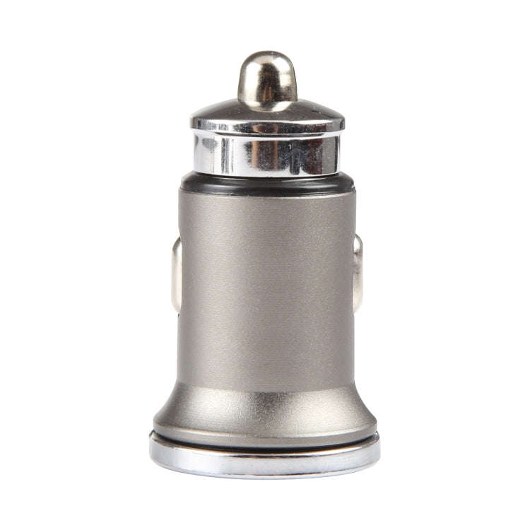 AR-CA08 12W 2A USB-C / Type-C + USB Ports Car Charger (Grey)