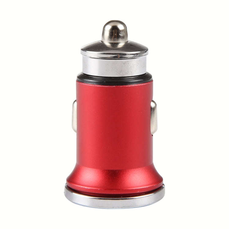 AR-CA08 12W 2A USB-C / Type-C + USB Ports Car Charger (Red)