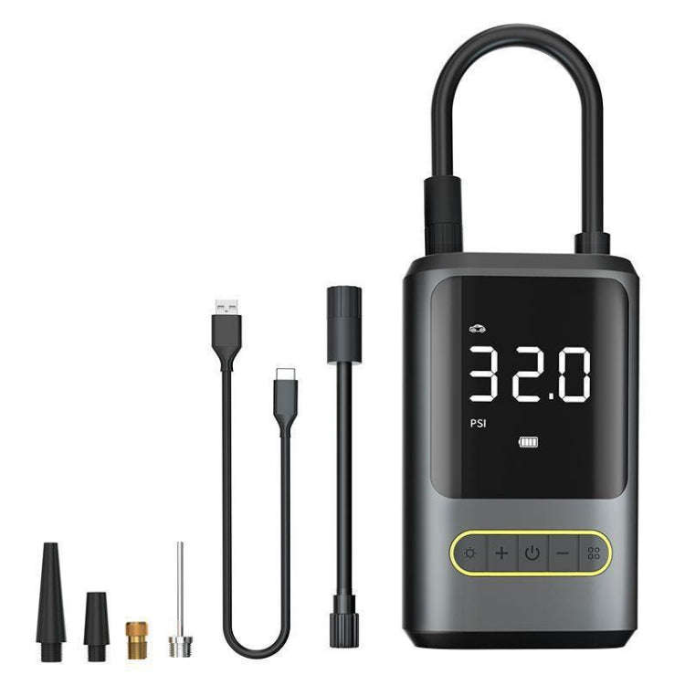 ATJ-8466 Portable Car Tire Air Pump Digital Display Wireless Electric Air Pump, Style: Lithium Ba...