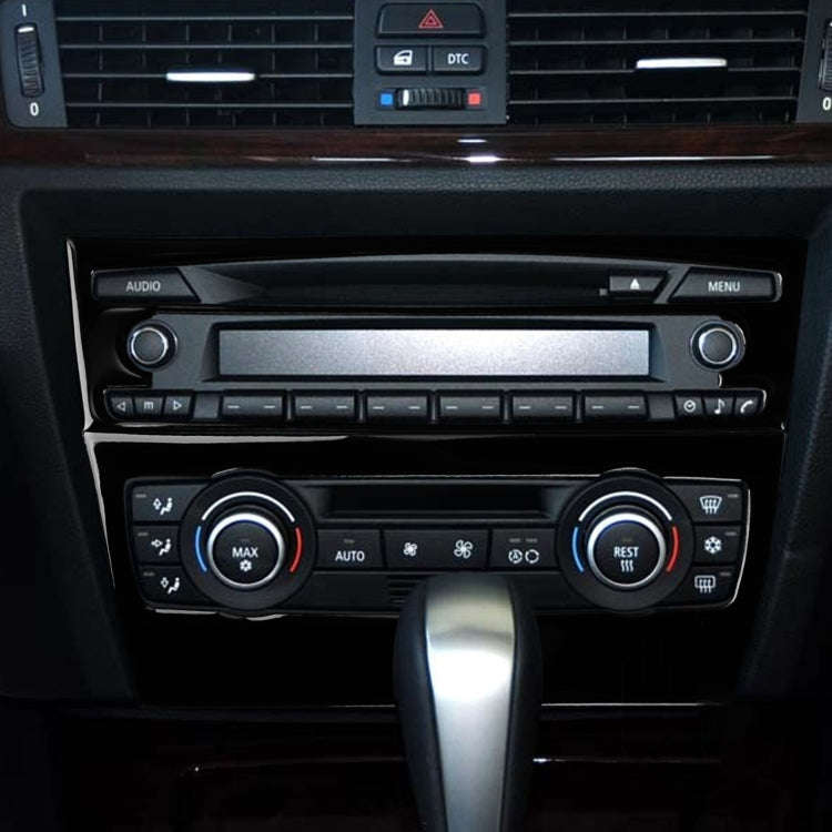For BMW 3 Series E90/E92 2005-2012 2pcs Car Air Conditioner CD Control Panel Non-navigation witho...