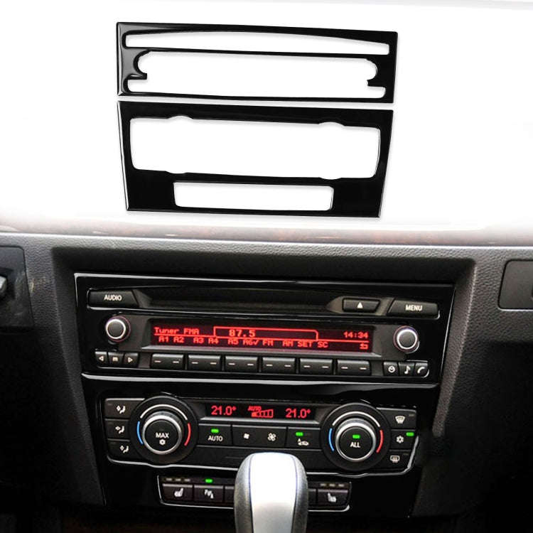 For BMW 3 Series E90/E92 2005-2012 2pcs Car Air Conditioner CD Control Panel Non-navigation with ...
