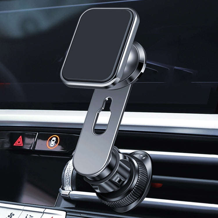 F23 Car Air Outlet Vent Magnetic Phone Navigation Mount Bracket (Black)