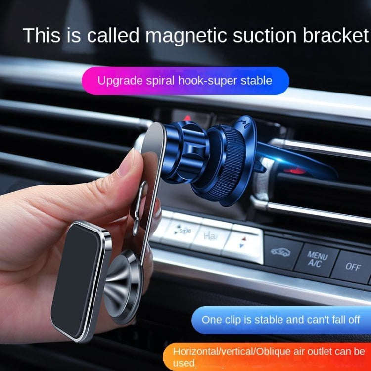 F23 Car Air Outlet Vent Magnetic Phone Navigation Mount Bracket (Black)