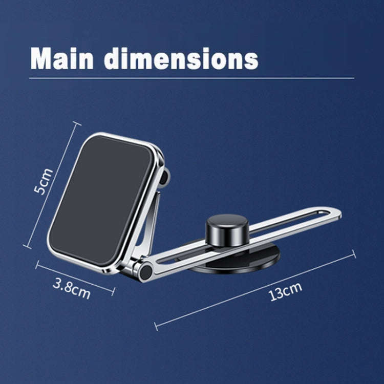 F52 Magnetic Car Floating Screen Phone Navigation Holder (Silver)
