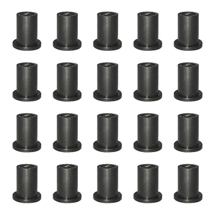 20 in 1 M4 Universal Motorcycle Windshield Brass Nuts
