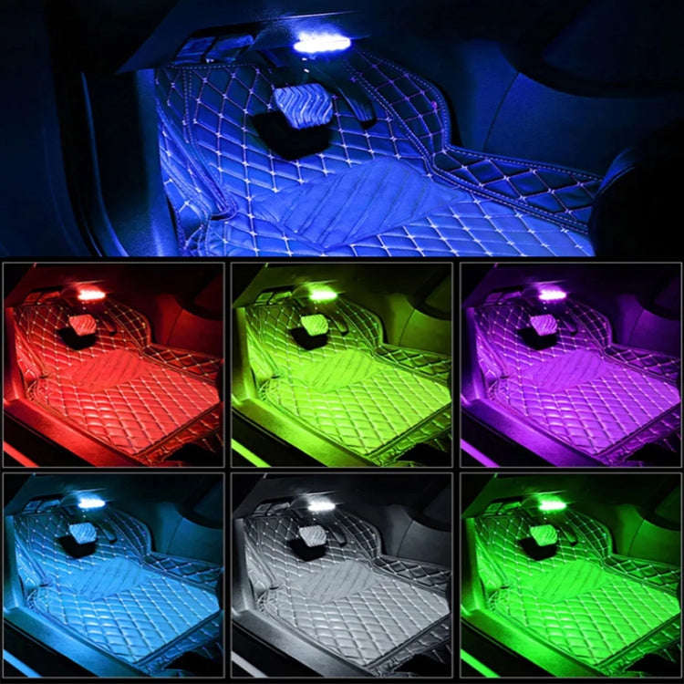 USB-C / Type-C Colorful Touch Switch Control Car Foot Ambient Light