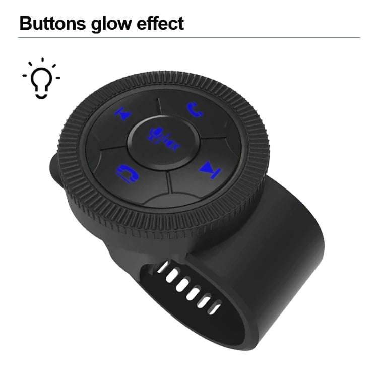 Universal Strap Shape Steering Wheel Remote Control Car Multimedia Wireless Button Remote Control...