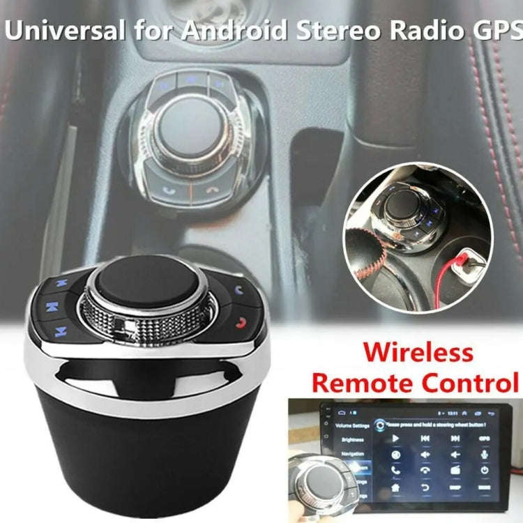 Multifunctional Car Cup Holder Wireless Knob Button Steering Wheel Button Remote Control without ...