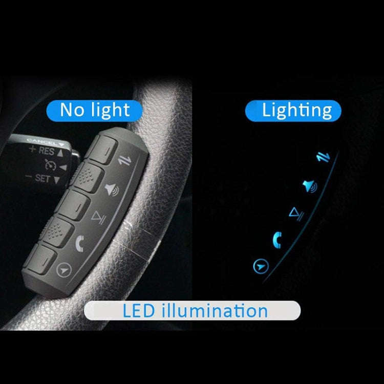 Universal Steering Wheel Controller Multifunctional Wireless DVD Navigation Key Remote Controller