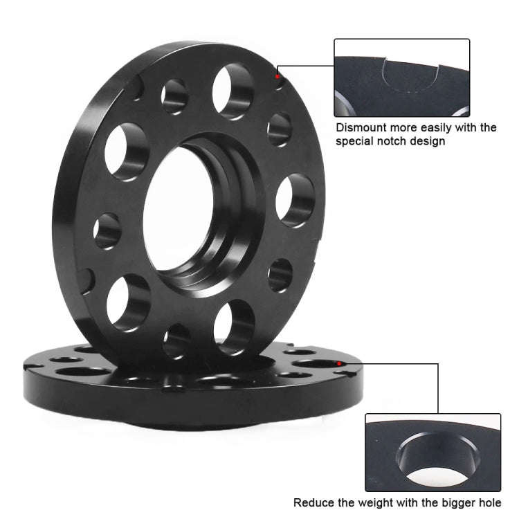 For Mercedes-Benz 20mm Car Modified Wheel Hub Flange Center Wheel Spacer with M12x1.5 Screws (Blue)