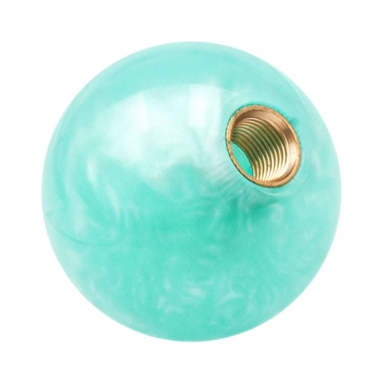 Car Modified Marble Star Gear Head Shifter Cover with Adapter (Light Green)