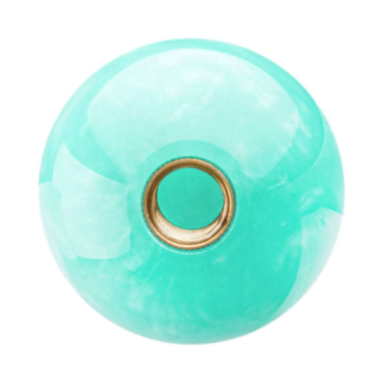 Car Modified Marble Star Gear Head Shifter Cover with Adapter (Light Green)