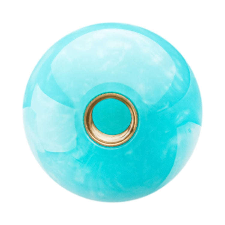Car Modified Marble Star Gear Head Shifter Cover with Adapter (Light Blue)