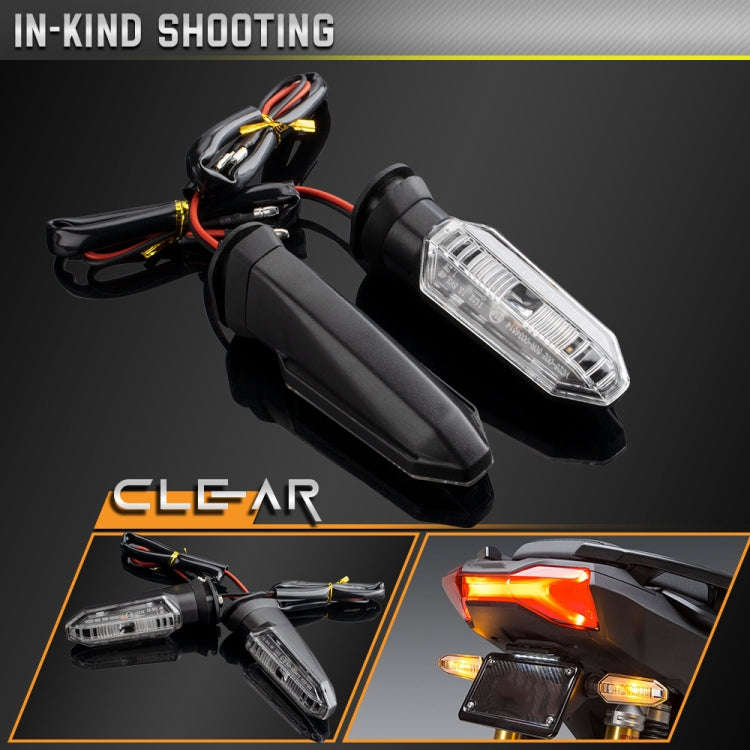 2pcs For Honda RS150 XRE300 CRF300 X-ADV Motorcycles LED Turn Signal Light(Transparent)