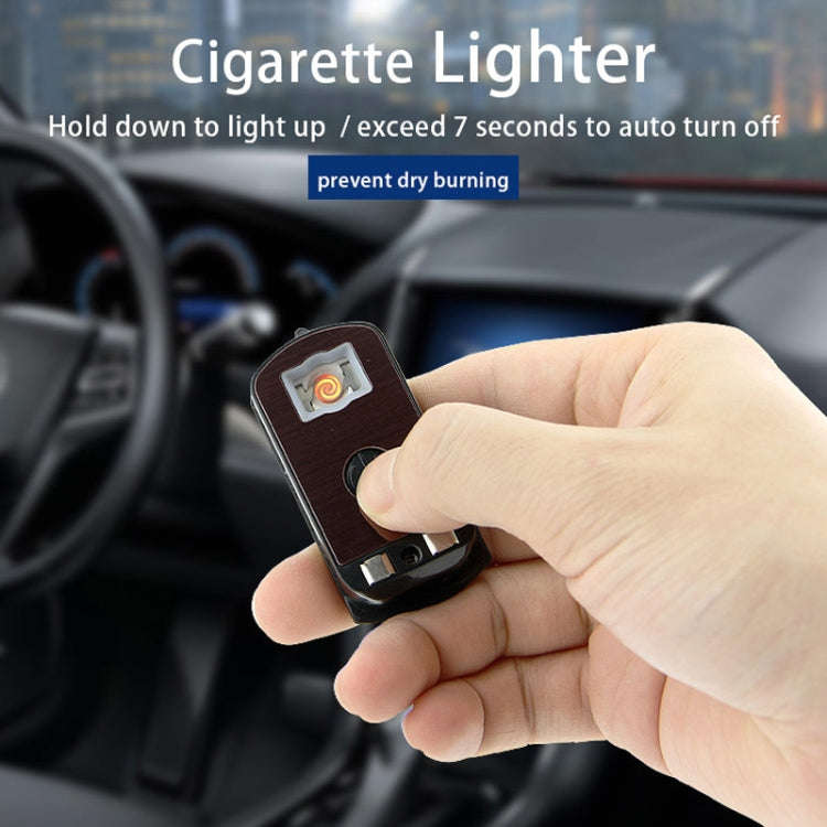 N12E Car Creative Ashtray Solar Power With Light And Cover With Cigarette Liighter (Red)