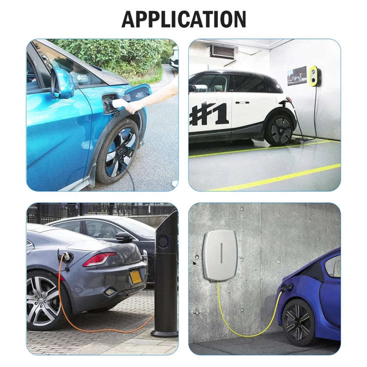 SAE J1772 New Energy Vehicle Charging Gun Type 1 to Type 2 Adapter