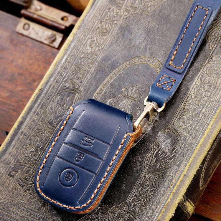 For Kia Sportage R / K5 / K4 / K2 / KX3 Hallmo A Style Car Cowhide Leather Key Protective Cover K...