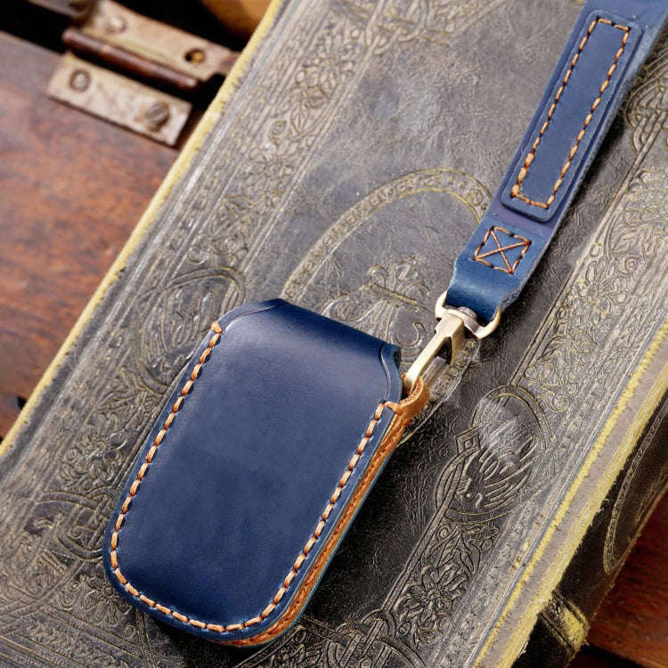 For Kia Sportage R / K5 / K4 / K2 / KX3 Hallmo B Style Car Cowhide Leather Key Protective Cover K...