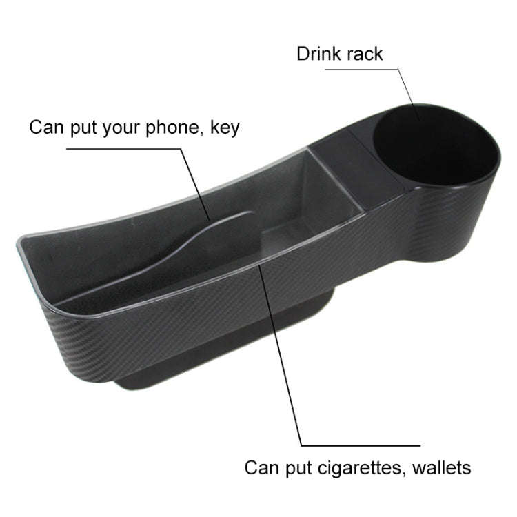 CARFU AC-2294 Car Seat Gap Multi-function Storage Box(Orange)