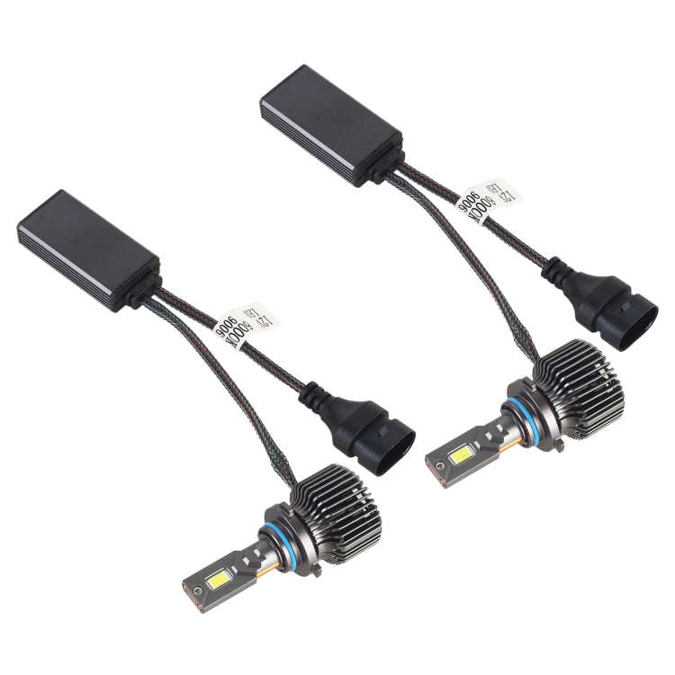 K11 1 Pair 9006 12V / 85W / 6000K / 9000LM Car LED Headlight (White Light)
